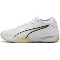 Puma Eliminate NITRO SQD 4 Handball Shoes Unisex, Sport, White/Black/Sugared Almond, 44