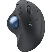 Logitech Ergo Series ERGO M575S - Styrekule - ergonomisk - optisk - 5 knapper - trådløs - Bluetooth, 2.4 GHz - Logi Bolt USB-mottaker - grafitt