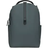 Rains unisex. 14890 Clip Front backpack grey (OSFA), Casual, Polyurethane