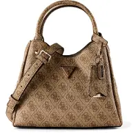 GUESS for woman. HWSG6974050 Small Meridian II carryall bag in beige (OSFA), Casual, Polyurethane
