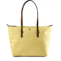 Ralph Lauren for woman. 431916737046 Keaton medium tote bag in yellow nylon (OSFA), Casual