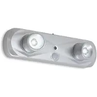 Briloner LED-vegglampe Terya, batteri, 6 500 K, 2 lyskilder