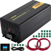 Vevor strømomformer modifisert sinusbølgeomformer 5000W DC12V til AC120V omformer