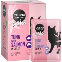 Cosma Økonomipakke Asia Porsjonsposer 24 x 100 g - tunfisk & laks