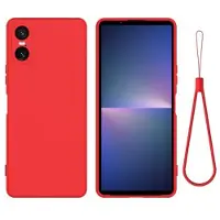 Mtp Products Sony Xperia 10 VI Liquid Silikondeksel - Rød