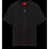 HUGO for man. 50488330 Dapolino T-shirt black (M), Casual, Cotton, Short sleeve