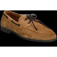 Tommy Hilfiger for man. FM0FM05863 Brown leather boat shoes with flexible soles (41), Flat, Laces, Casual