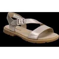 Timberland for woman. TB0A2R2TN751 Calista Bay golden leather sandals (39 W), Flat, Buckle, Casual