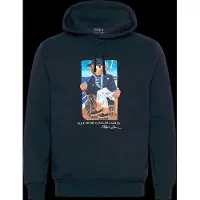 Ralph Lauren for man. 710B21811001 Navy Bear Sweatshirt (L), Casual, Cotton, Long sleeve