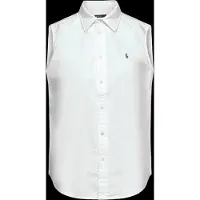 Ralph Lauren for woman. 211968992001 Oxford sleeveless shirt white (S), Cotton, Sleeveless / Straps