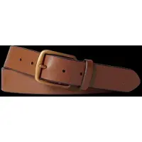 Ralph Lauren for man. 405913732002 Leather belt with brown horse (38), Casual, Havana, Classic