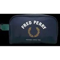 Fred perry for man. L2805 Navy nylon sports toiletry bag (OSFA), Casual, Cotton