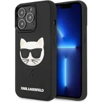 Karl Lagerfeld 3D Choupette-etui i gummi til iPhone 13 Pro / iPhone 13 - Svart