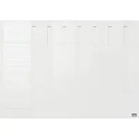 Nobo A3 Mini Akryl Tavleplanlegger Hvit
