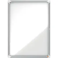 Nobo Premium Plus 9xa4 Ark Utendørs Display Med Magnetisk Bakgrunn I Hvitt