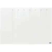 Nobo Glass notatplate Ukeplanlegging 43x56cm, 430 x 560 mm, Glass, Magnetisk