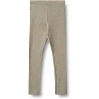 Wheat Leggings - Rib - Jules - Grusmelert - - 5 år (110) - Leggings