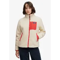 Superdry Heritage Through Fleece Genser Med Hel Glidelås