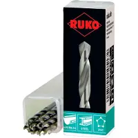 RUKO Din 338 Hss Ground Self-centering Helical Ø 10.1 Mm Metallbor 10 Enheter