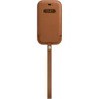Apple MHMP3ZM/A skinnetui med MagSafe for iPhone 12 mini, sadelbrun