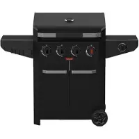 Barbecook gassgrill Luca 412 med skap og sidebrenner 145,4 x 60,3 x 112,3 cm | BC-GAS-3100