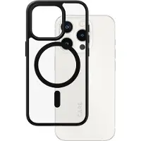 PanzerGlass CARE by Urban Combat - Baksidedeksel for mobiltelefon - MagSafe-samsvar - termoplast-polyuretan (TPU), polykarbonat (PC) - gjennomsiktig, svart - for Apple iPhone 15 Pro