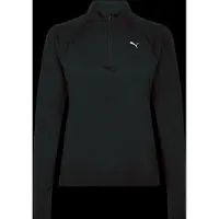 Puma RUN VELOCITY CLOUDSPUN Quarter-Zip Top Women, Clothing, Black, M