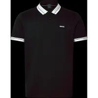 BOSS for man. 50559369 Polo Member black (L), Casual, Cotton, Short sleeve
