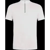 BOSS for man. 50559790 Spirit70 QZ polo shirt in white (S), Casual, Cotton, Short sleeve