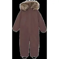 En fant Vinterdress Med Fuskepels Rose Taupe (116 / 6 år)