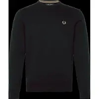 Fred perry for man. K9601 Classic jumper black (M), Casual, Wool