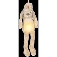 Happy horse Kosedyr m. Nattlys/lyd - 34 cm - Kanin Richie - Beig - - OneSize - Kosedyr