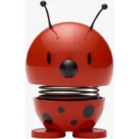 Hoptimist Baby Ladybird - 7 cm - Rød - - OneSize - Pyntefigur
