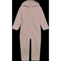 Huttelihut Vårdress - Ullfleece - Camel Melert m. Ører - - 2 år (92) - Vårdress