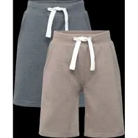 Minymo Shorts - 2-pack - Vetiver - - 4 år (104) - Shorts