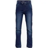 Minymo Bukser - Stretch Loose Passform - Mørkeblå Denim - - 9 år (134) - Jeans