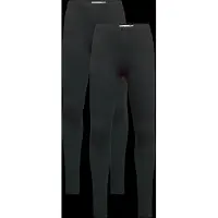 Minymo Leggings - 2-pack - Anthracite Black - - 3 år (98) - Leggings