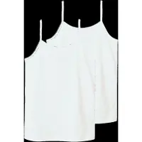 LMTD Topp - NlfNove - Noos - 2-pack - White Alyssum - - 9-10 år (134-140) - Singlet
