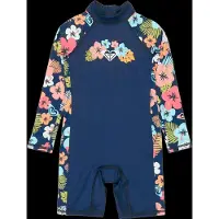 Roxy Morning Flower Langermet Shorty-våtdrakt Med Glidelås Bak For Junior