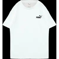 Puma ESS Small No. 1 Logo Relaxed Tee Youth, Clothing, White, 9-10Y
