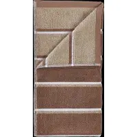 Zone Denmark Håndkle - 100% bomull - Badehåndkle 70x140 cm - Denmark Sauna - Stripet Terracotta