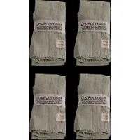 Fyrklövern Lovely Linen Lovely serviett 45 x 45 cm 4-pk, Avocado