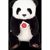 Teddy HERMANN® Sittende Panda Bamse 28 Cm