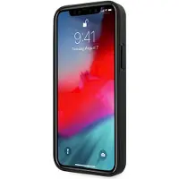BMW læretui med preging for iPhone 12 / iPhone 12 Pro - svart