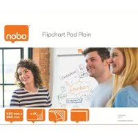Nobo Glatt Tavlepapir 58x48 Cm 40 Enheter