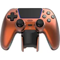 Deltaco GAMING Metallic Spray-Painted PS5 Wireless Controller with Charging Dock - Wired Controller - Android