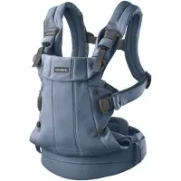 BabyBjörn Harmony Woven bæresele/kantoreppu, Blue