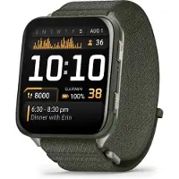 Garmin Venu X1 smartklokke 2" AMOLED 010-02980-03, mosegrønn nylonrem