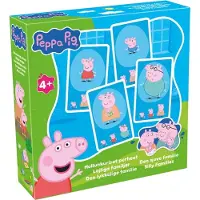 Tactic Kortspill - Happy Familier - Peppa Gris - - OneSize - Kortspill