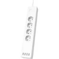 Hama Smart stikkontaktlist, 4 x 230 V, 4 x USB, WLAN